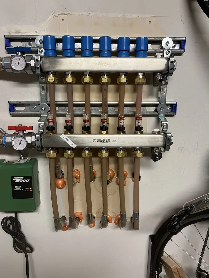 Plumber performing Leak Detection at a residential property in Brookfield